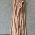 Show Me Your Mumu Bridal Mariah Wrap Maxi Dress Dusty Blush Size Small G0795 Photo 4