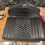 Badgley Mischka  Black Quilted Purse Vegan Leather Gold Chain Cross Body Bag NWT Photo 3