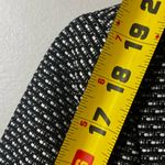 Ann Taylor  Dress Size XS Black Ivory Abstract Faux Wrap 3/4 Sleeve Career Photo 9