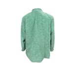 Coldwater Creek  Green 3/4 Sleeve Lined Cotton Blend Blazer Jacket 18 Plus Bright Photo 2