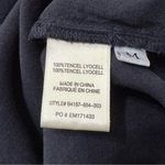 Bella Dahl Women’s Size M Endless Sea Blue Cap Sleeve Tie Front Button Up Shirt Photo 7