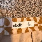 Elodie Skirt Large Beige Gold Heart Pattern Mini Corduroy Cute Trendy Photo 1