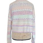 Arizona Jeans Arizona Womens Sweater Cropped Cardigan Button Top Fuzzy Soft Pastel Size Small Photo 4