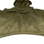 Naked Wardrobe  Stay Chillin Cropped Hoodie Green Small Photo 4