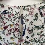 H&M Cream Long Sleeve Floral Whimisical Dress 4 Photo 5