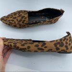 Lulus  Brown Animal Print Faux Leather Pointed Toe Slip On Flats Womens 6.5 Photo 5
