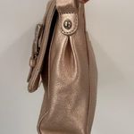 B Makowsky B. Makowsky Metallic Rose Gold Leather Crossbody Purse Photo 9