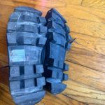 Jeffrey Campbell  Hiker Chunky Black and Blue Lace-Up Boots Photo 4