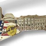 Hard Rock Cafe Washington DC Guitar Pin Limited Edition White House American Photo 0