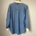 Carolina Blues Vintage  Mickey Mouse Denim Button Up Long Sleeve Women's Plus 16 Photo 1