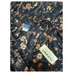 Old Navy New  Dress Womens 2X Blue Floral Midi Fit Flare Square Neck Tie Straps Photo 3