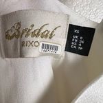 RIXO Bridal Libby Ivory Satin Bow Sleeveless Mini Dress Size XS Photo 13
