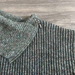 Leo & Nicole  Pullover‎ Cowl Neck Knit Sweater Green Size Large Cotton Wool Blend Photo 5