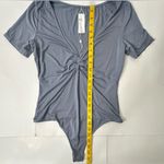 Cupshe ‎ Bodysuit Top Women’s Size Large Front Twist V- Neck Short Sleeve Casual Photo 2