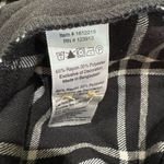 Jachs Girlfriend Jach’s Girlfriend Super Soft Black White Flannel Button Up Top Women’s Medium Photo 3