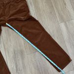 MOTHER The Mid Rise Dazzler Ankle Hopscotch Brown Corduroy Pants 32 Monk's Robe Photo 10