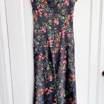 Finders Keepers • Nina Dress black floral satin ruched cut out slip cinched midi Photo 10