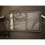 Baggallini  Black Nylon Travel Wallet Organizer Passport Holder Zipper Strap Photo 3