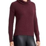 Athleta Maroon Breckenridge Knit Sweater Size 4 Photo 0
