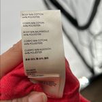 We The Free  Free People Red Henley Tunic Top Button Front Slouchy Large Photo 6