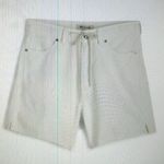 Madewell  Drawstring Jean Shorts: Airy Denim Edition Tile White Size 28 NU169 $88 Photo 6