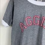 Victoria's Secret Victoria Secret Pink Aggies tee‎ Small grey maroon Photo 2