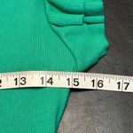 ZARA  Vibrant Green Mini Dress with Ruffle Sleeves size L. Photo 8