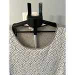 Liz Claiborne Women's Gray/White Lace Front short sleeve shirt size large Photo 2