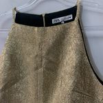 ZARA  Collection Shiny golden Mini Dress Gold Size XL bloggers fave party elegant Photo 5
