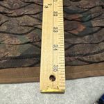 Chelsea and Violet Ruffle Slip Dark Romantic Dress Womens Small Brown Fall Floral Photo 13