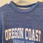Oregon Coast Depoe Bay Crewneck Sweatshirt Cotton/Blend Womens Medium Blue Photo 1