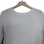 Athleta Womens S Honeycomb Merino Wool Sweater Tunic in Dove Cream Photo 4