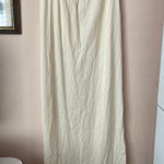 Vintage Cream Slip Skirt Tan Photo 0