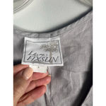 Women's La Fixsun Linen Tank Top Size S Gray Photo 1