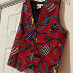 Talbots  Vintage Christmas Holiday Vest Photo 1