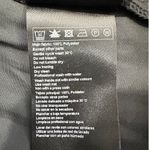 Ba&sh  Matthews Skirt Women's 1 Black Satin Midi Ruched Pleated Slit Button Photo 6