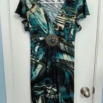 Heart soul Y2K Dress Large Whimsigoth Medallion Flounce Sleeve Fairygrunge Photo 0