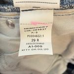 Abercrombie & Fitch Distressed Raw Hem High Rise Mom Jeans Blue Womens Size 29 Photo 12