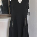 Andrew Marc Dress Black Seamed Sleeveless Fit & Flare Career Size 14 New w/Tag Photo 7