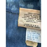 Gene Ewing Bis Vintage Sunwash Cotton Denim Top Size Medium Popover Printed 80s Blue Photo 3