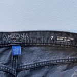 Arizona  Jean Co. Womens Size 7 Highest Rise Mom Jeans Faded Black Denim Pockets Photo 4
