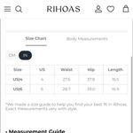 Rihoas Green Plaid Straight Mini Skirt Size 6 Photo 8