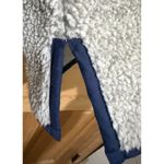 LL Bean Signature Sherpa Fleece Pullover Gray Quarter Zip Size Large EUC Photo 3