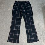 Levi's  Math Club Flare High Waisted Trouser Pant Black Bonnie‎ Plaid 27 X 29 Photo 7