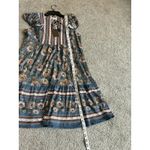 Matilda Jane ‎ womens S Heart to Heart Pasture Blue Floral Flutter Sleeve Dress Photo 5