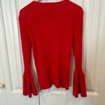 CAbi  Red/Orange Cardigan Size‎ Medium Photo 1