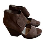 Eileen Fisher CLIP-NU Timbled Nubuck Open Toe Dress Sandal, Sz 9 Photo 4