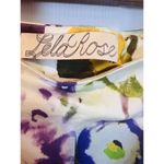 Lela Rose Women’s Floral Cropped Pants Size 4 Silk Lined Light Stretch Cotton White Photo 3