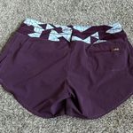 Oiselle  Roga Short 4" Womens Athletic Running Burgundy Size 4 Photo 3