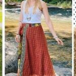 Boutique Reversible Maxi Wrap Skirt BINS402 Photo 4